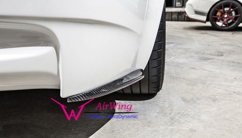 E92E93 M3 – AirWing-S style Carbon Rear Bumper Splitter 05